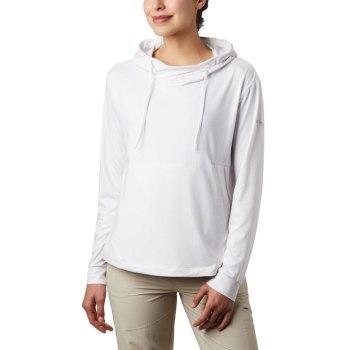 Columbia Ženske Majice S Kapuljačom - PFG Slack Water Knit Bijele | QELK-30891